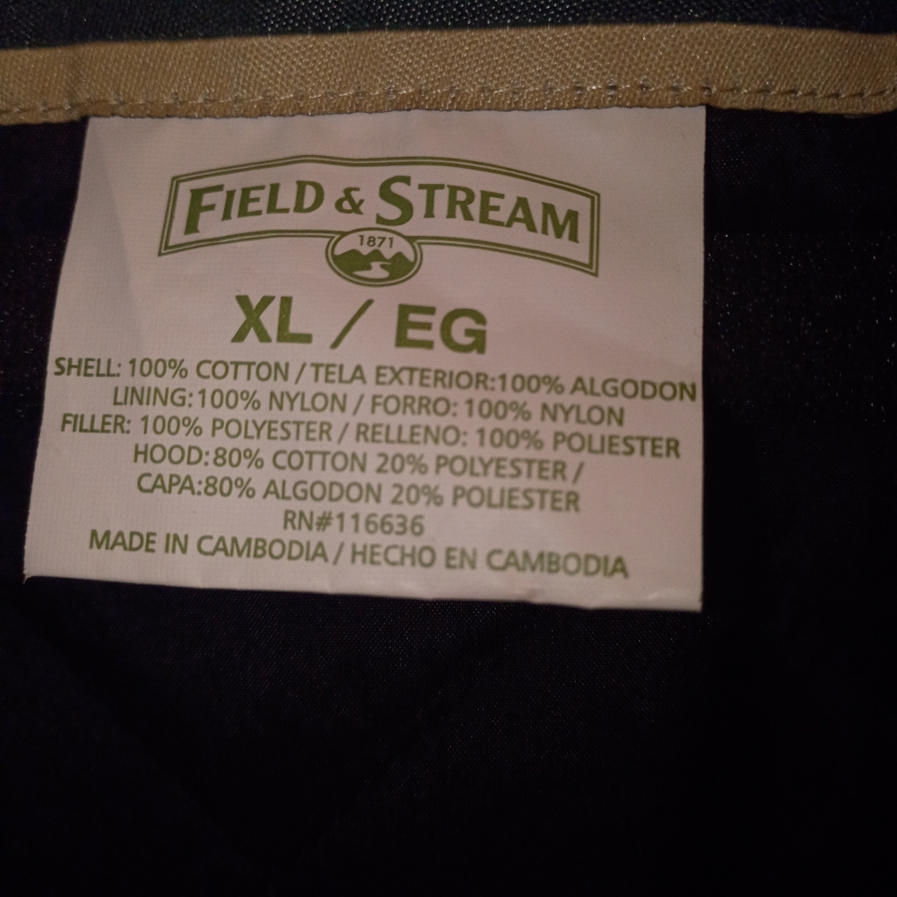 Field & Stream Men's Black and Gray Plaid Shirt Jacket - Picture 6 of 11